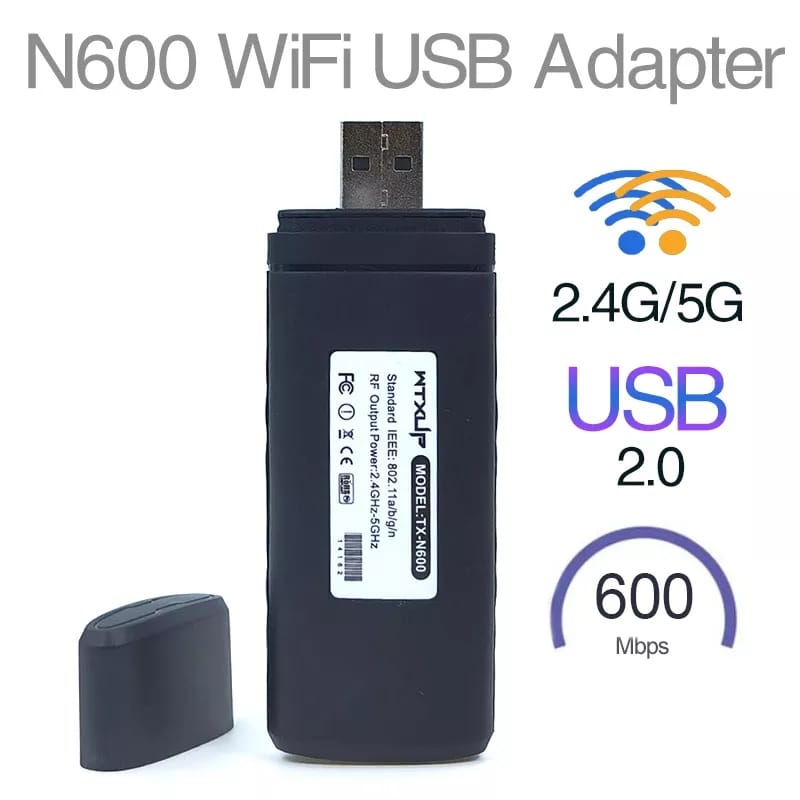 Ralink RT5572 Dual Band 600Mbps USB WiFi Adapter